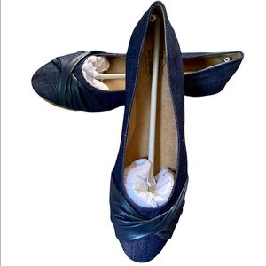 💙 G.H. BASS & CO Denim Flats
